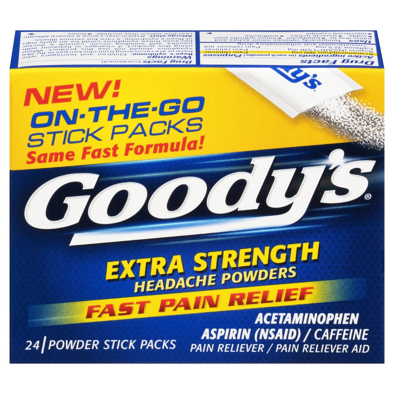 Goody's Fast Pain Relief Extra Strength Headache Powders Shop Pain