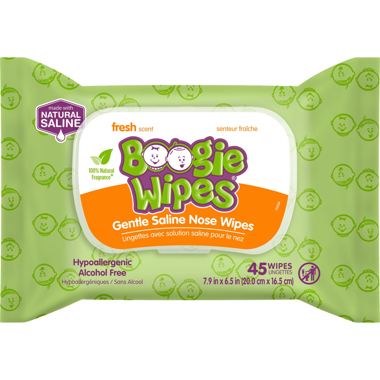 Boogie Wipes Gentle Saline Nose Wipes Fresh Scent Shop Nose Wipes at