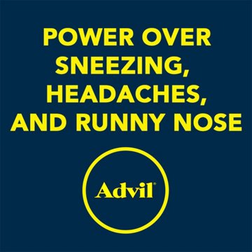 Advil Allergy and Congestion Relief, Pain Reliever, Fever Reducer and Allergy Relief with Ibuprofen, Phenylephrine HCl and Chlorpheniramine Maleate 4 mg - 20 Coated Tablets