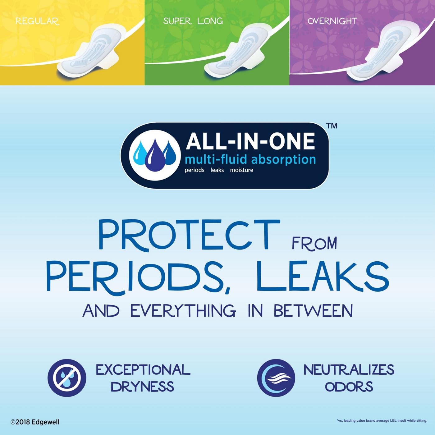 Stayfree Ultra Thin Regular Pads with Wings; image 4 of 7