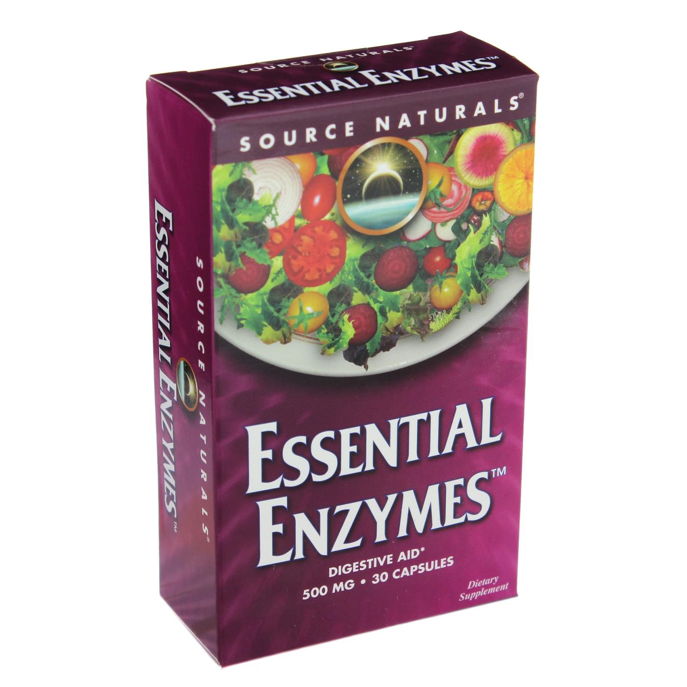 Source Naturals Essential Enzymes Digestive Aid Capsules; image 1 of 2