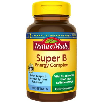Nature Made Super B Energy Complex Softgels, 60 ct