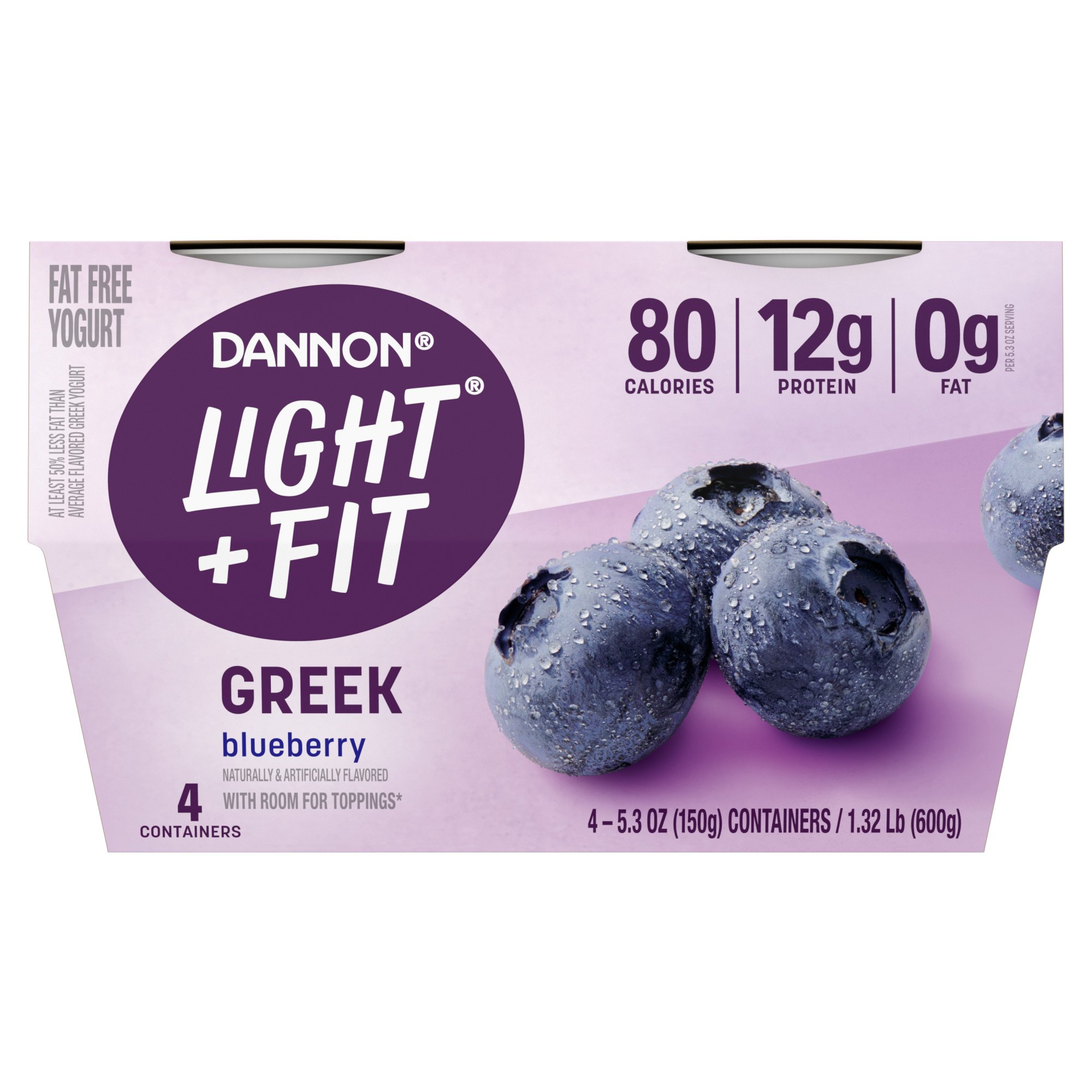 Dannon Light & Fit Non-Fat Vanilla Greek Yogurt - Shop Yogurt at H-E-B