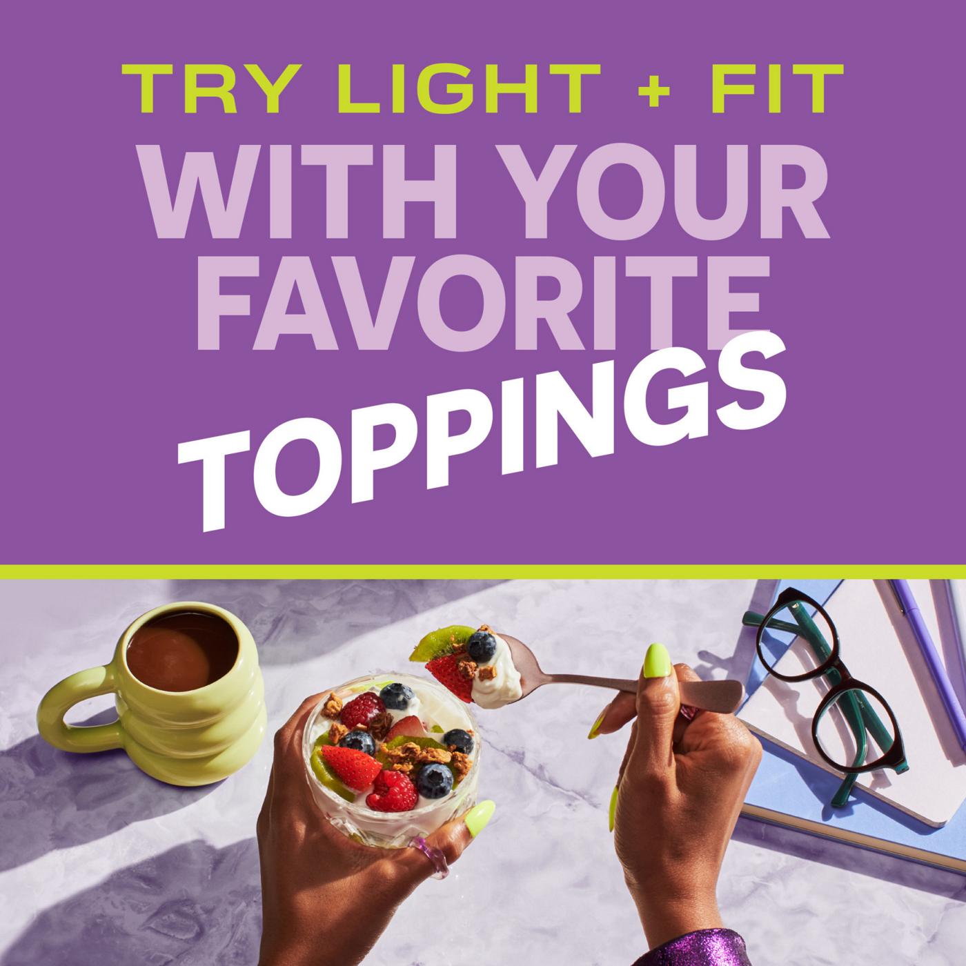 Light + Fit Nonfat Greek 4 pk Yogurt - Strawberry; image 3 of 3