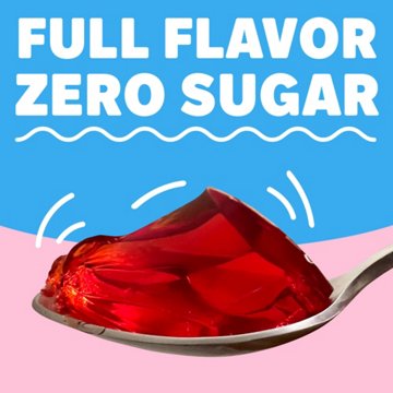 Jell-O Zero Sugar Strawberry Gelatin Snacks Value Pack, 8 ct