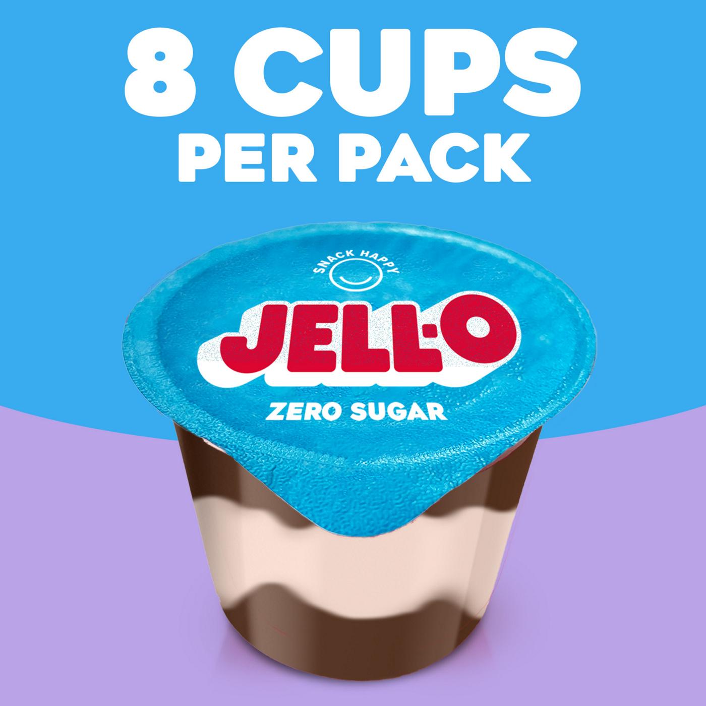 Jell-O Sugar Free Chocolate Vanilla Swirl Pudding Snacks; image 4 of 10