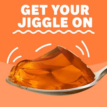 Jell-O Ready To Eat Orange Gelatin, 4 ct