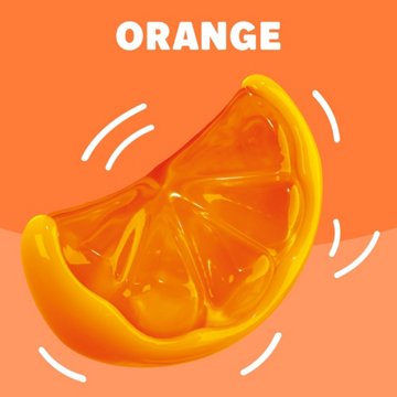 Jell-O Ready To Eat Orange Gelatin, 4 ct