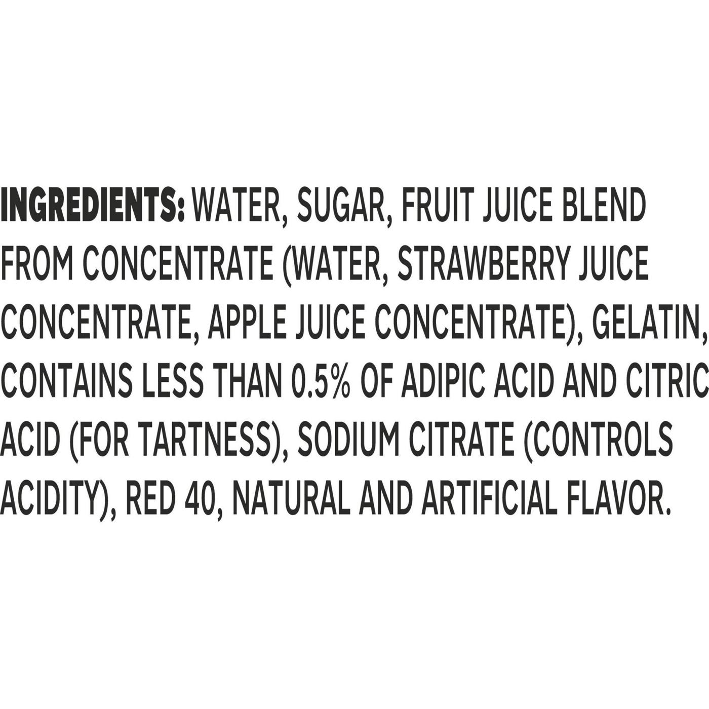 Jell-O Strawberry Gelatin Snacks; image 4 of 11