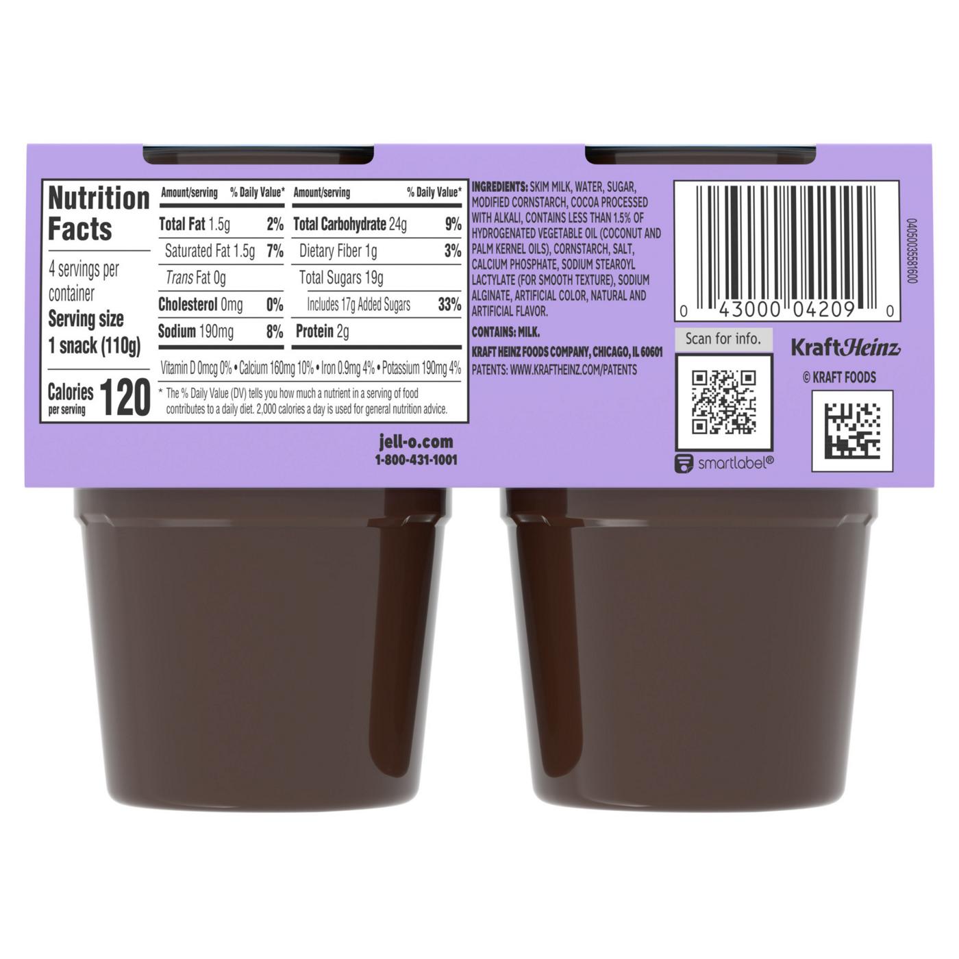 Jell-O Chocolate Pudding Snacks; image 3 of 9