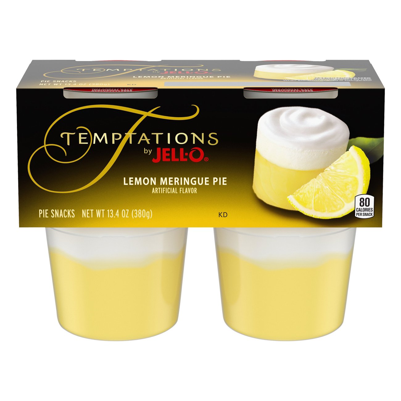 Jell-O Temptations Lemon Meringue Pie Snacks - Shop Pudding & Gelatin ...