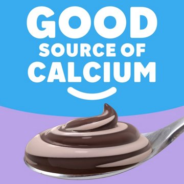 Jell-O Sugar Free Ready To Eat Chocolate Vanilla Swirl Pudding Cups, 4 ct