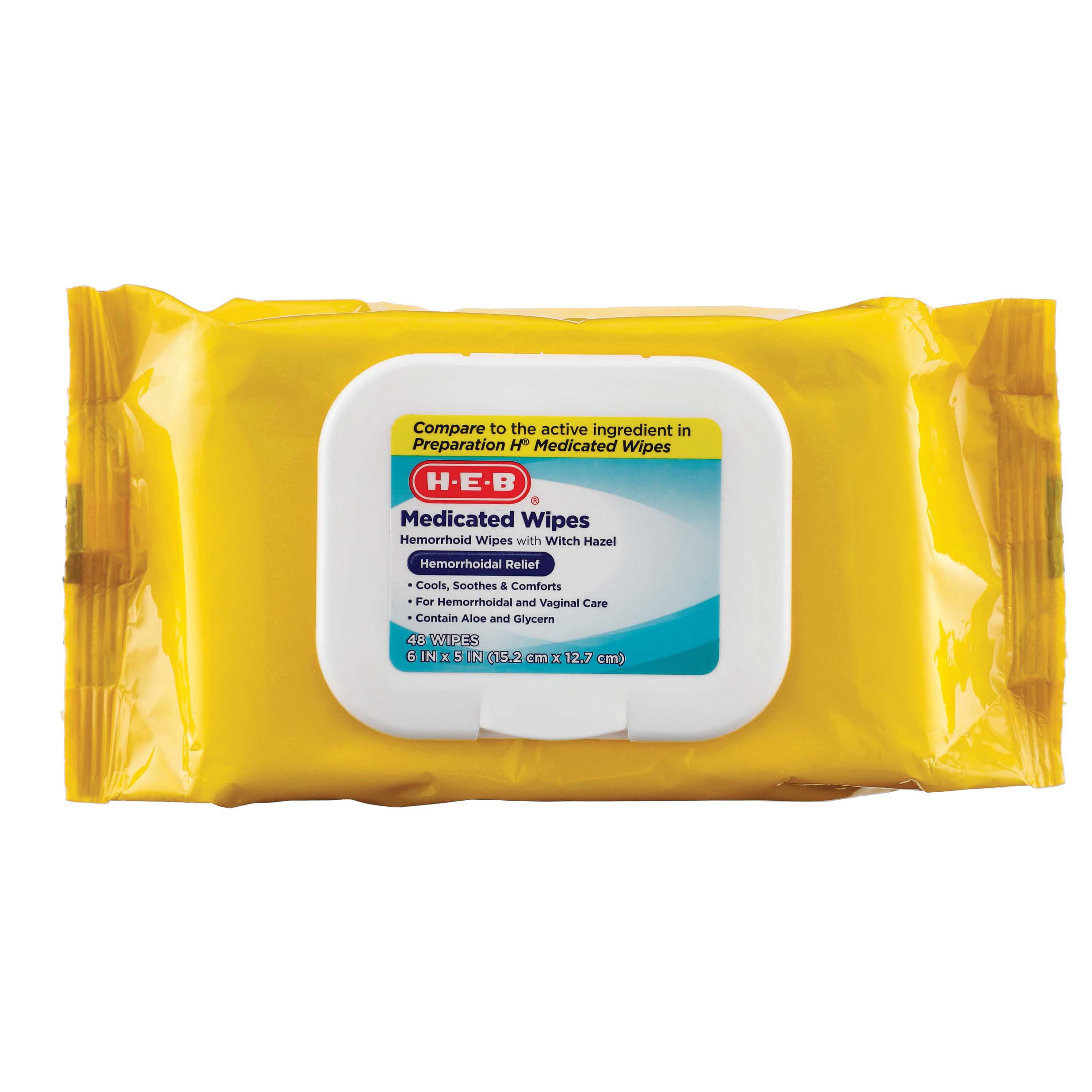 HEB Medicated Hemorrhoid Wipes Shop Hemorrhoid at HEB