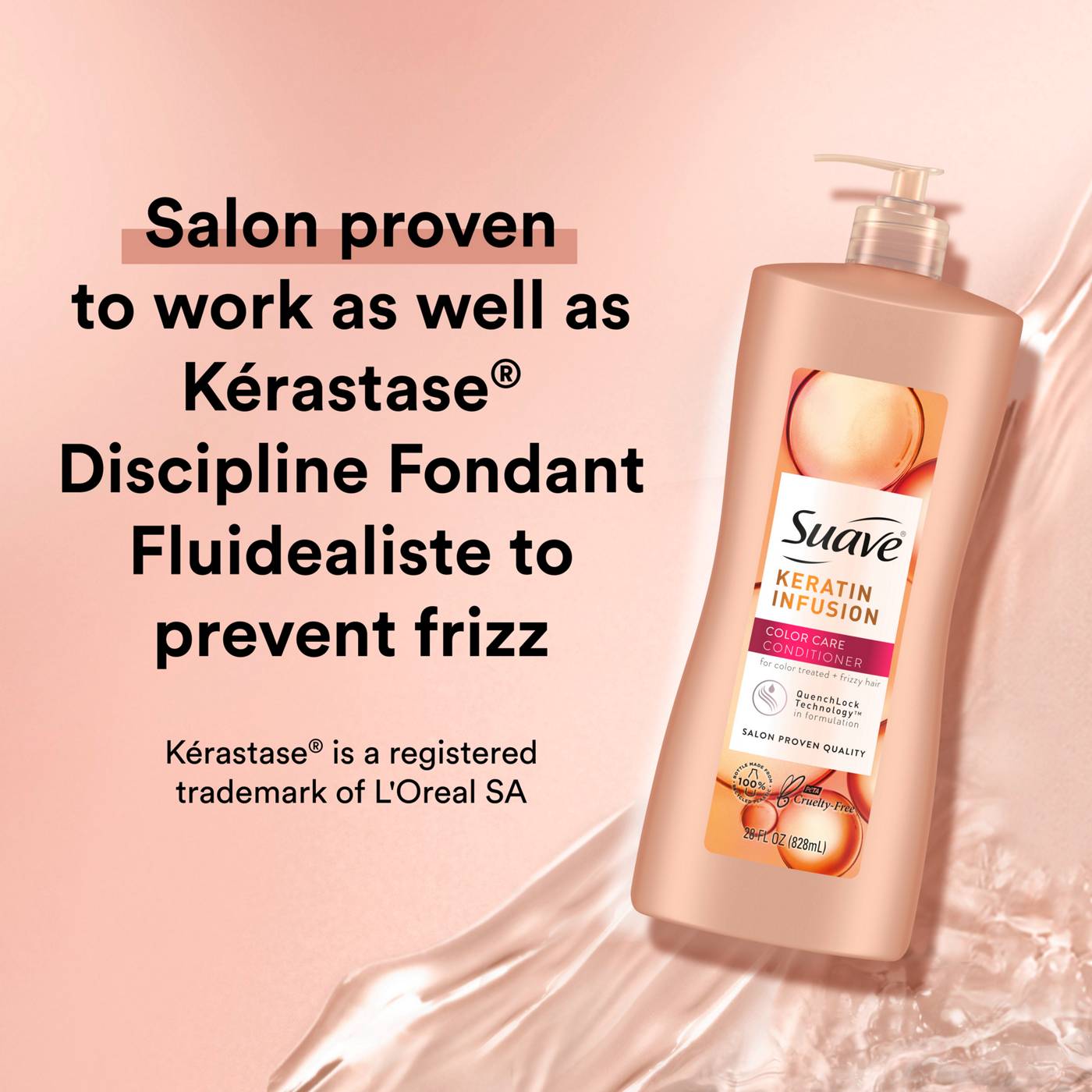 Suave Professionals Keratin Infusion Color Care Conditioner; image 3 of 6