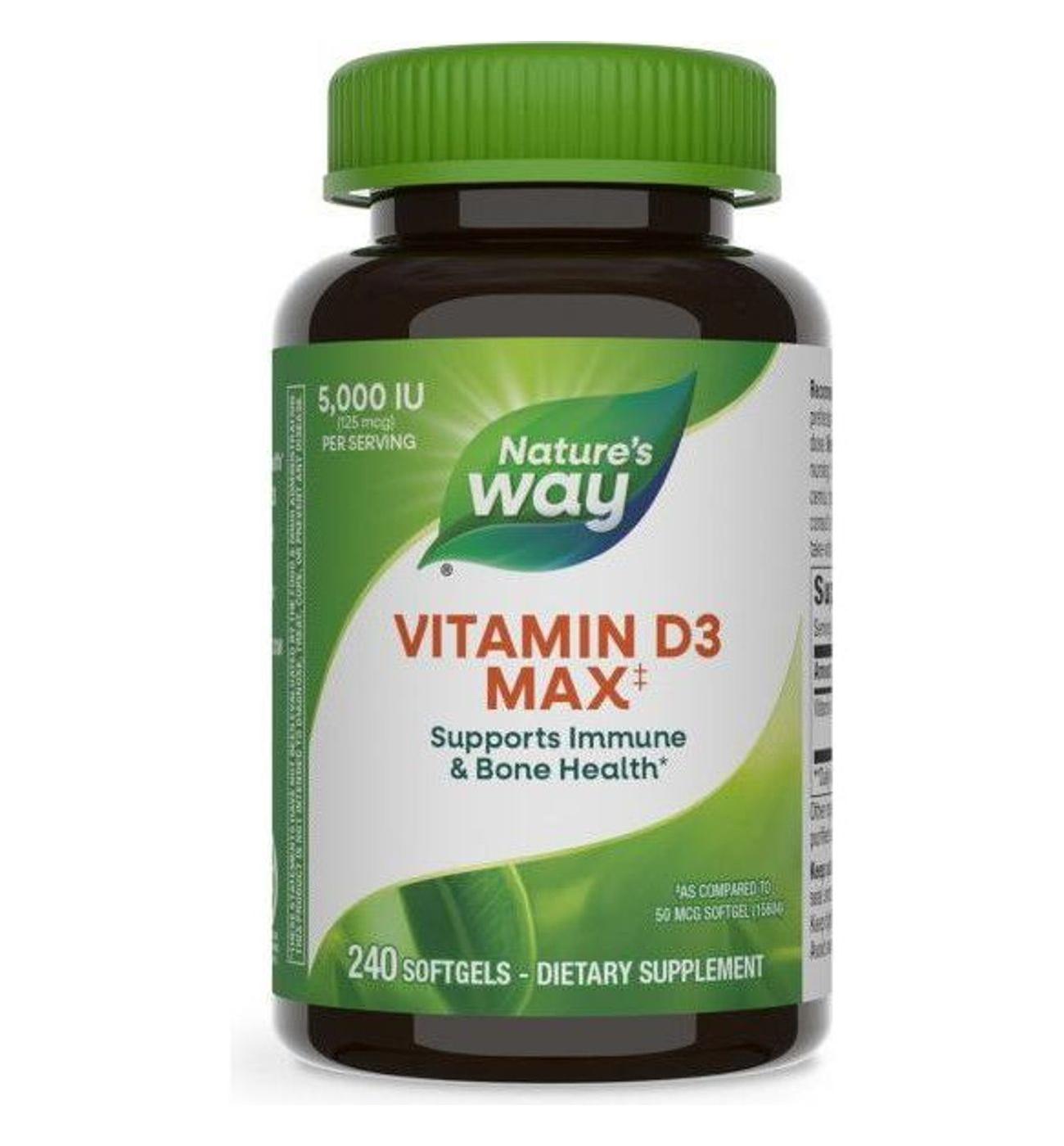 Nature's Way Vitamin D3 Max Softgels; image 1 of 2