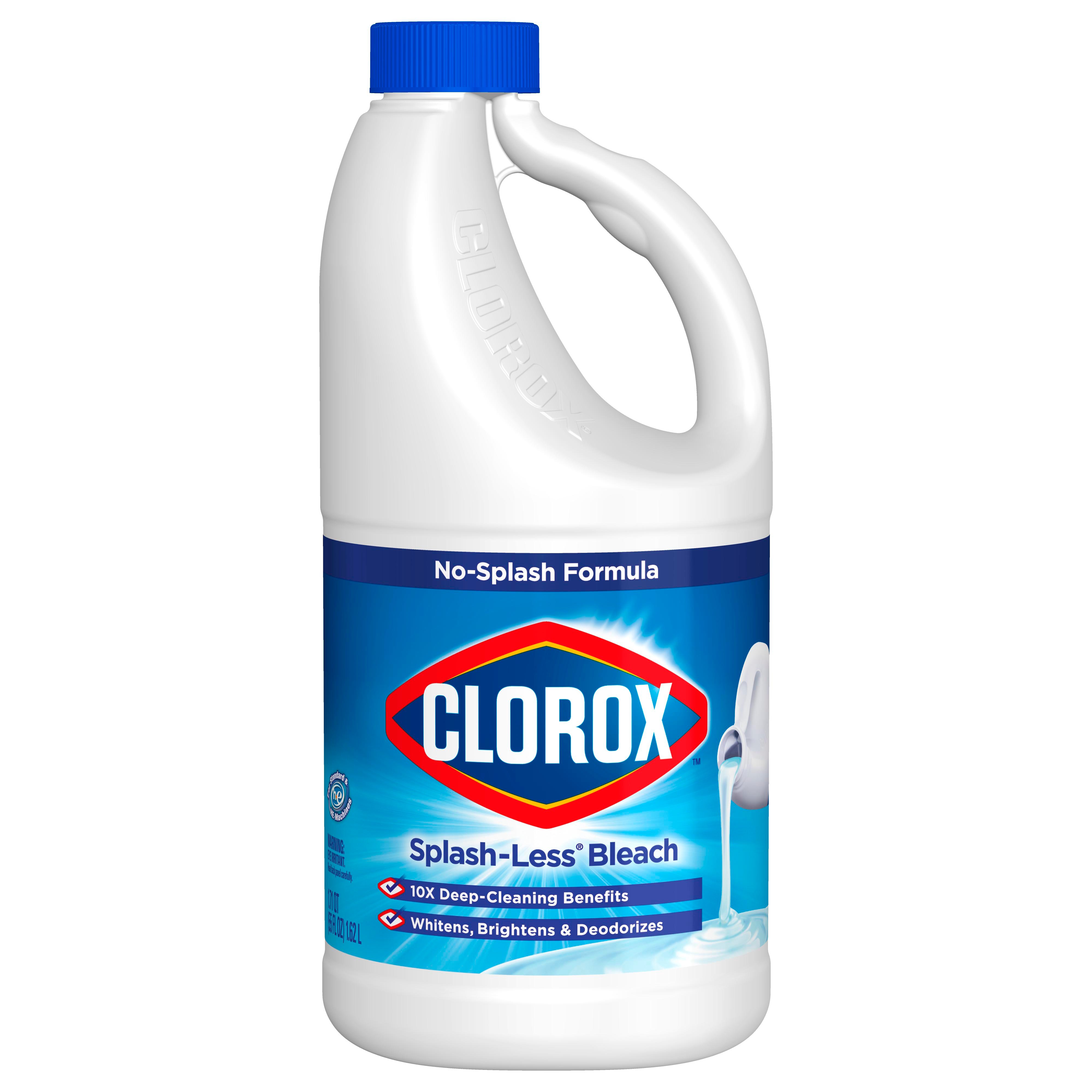 Clorox Concentrated SplashLess Regular Bleach Shop Bleach at HEB