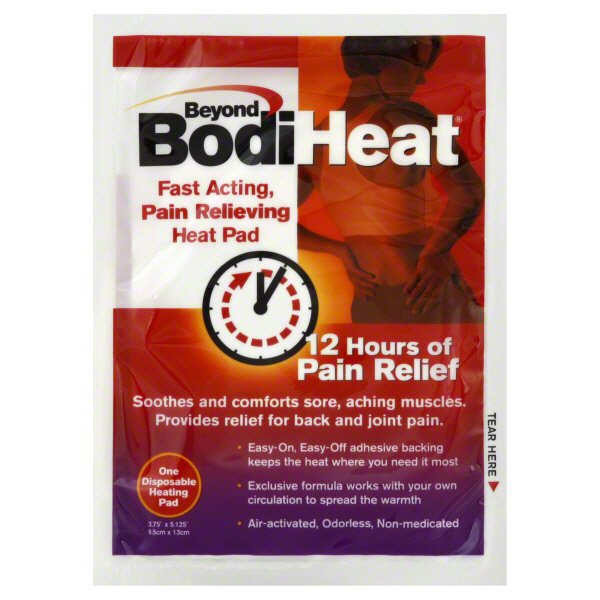 Beyond BodiHeat Fast Acting Pain Relieving Heat Pad Shop Muscle
