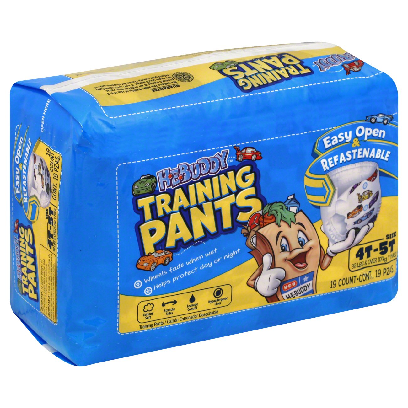 H-E-Buddy Boys Training Pants – 4T & 5T - Shop Diapers & Potty at H-E-B
