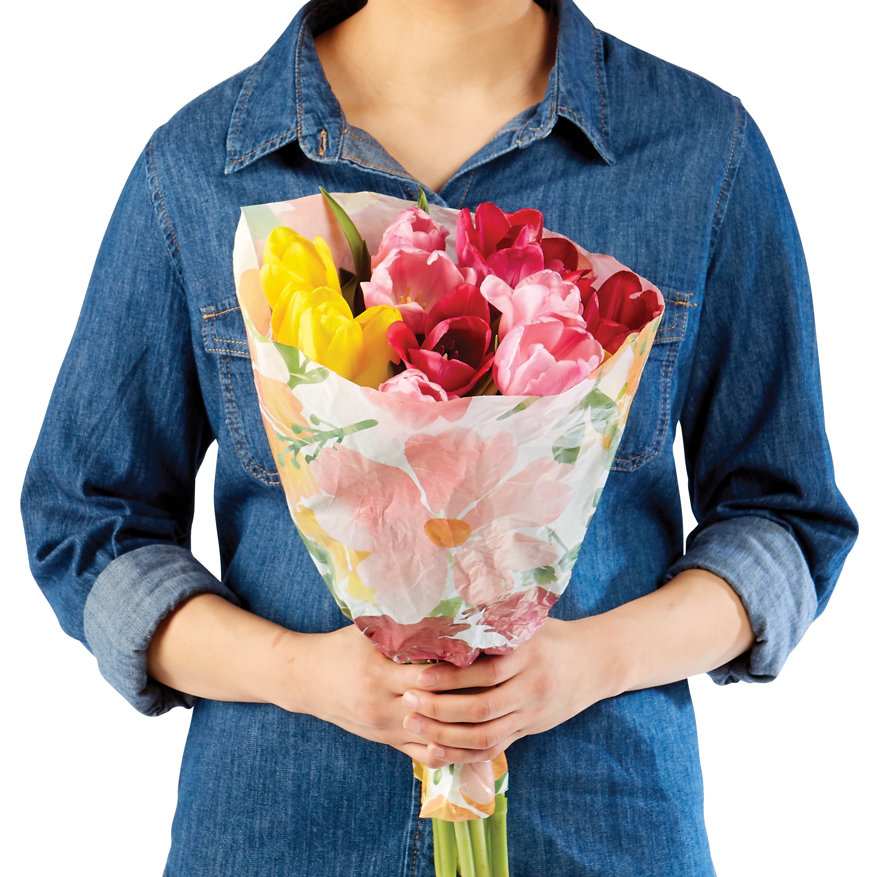 BLOOMS by HEB Assorted Color Tulip Flower Bouquet Shop Flowers