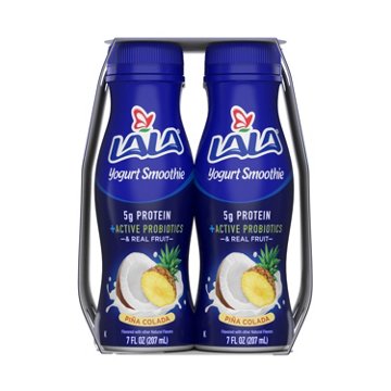 LALA Pina Colada Yogurt Drink 7 oz Bottles