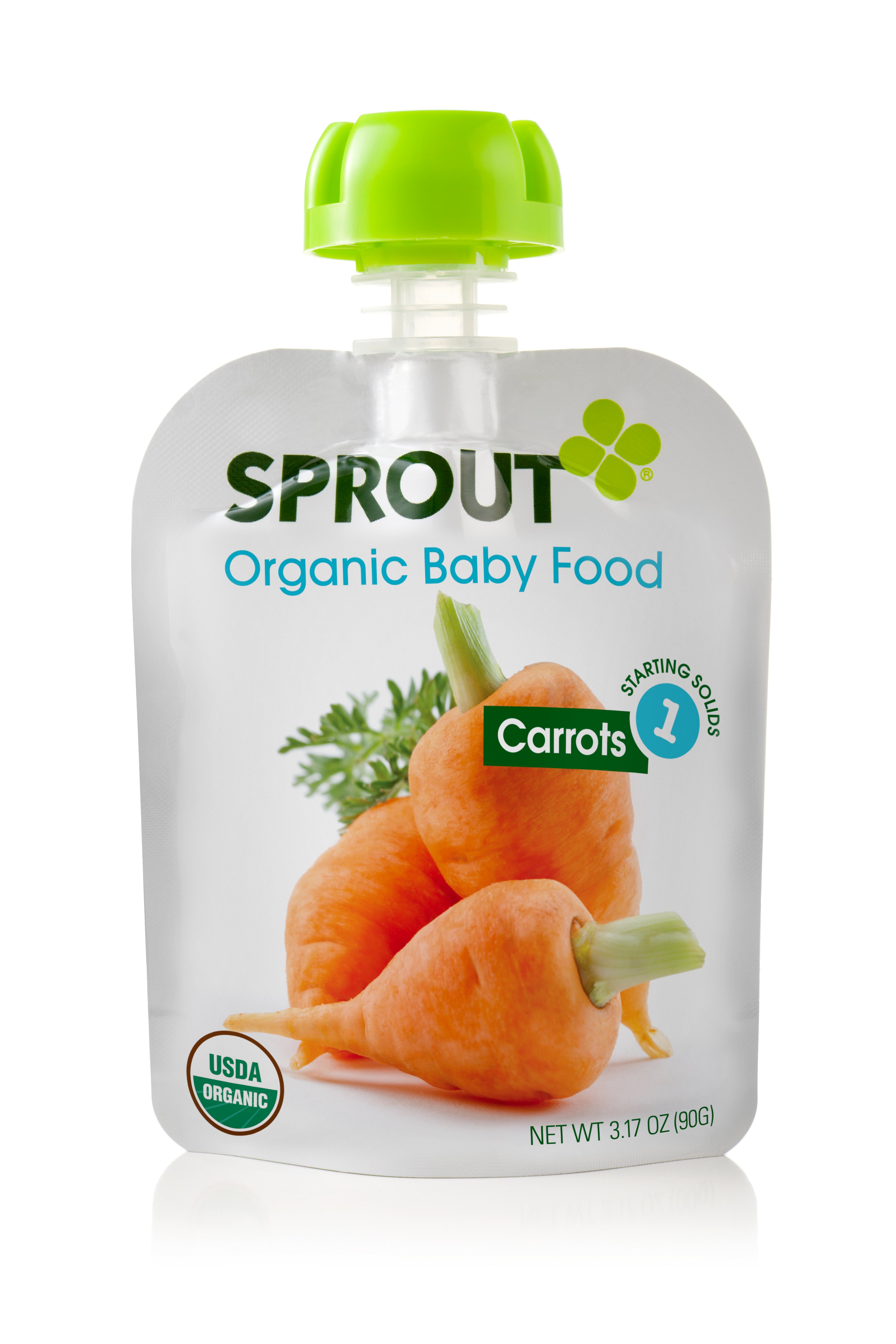 Sprout Stage 1 Carrots Organic Baby Food - Shop Baby Food At H-E-B