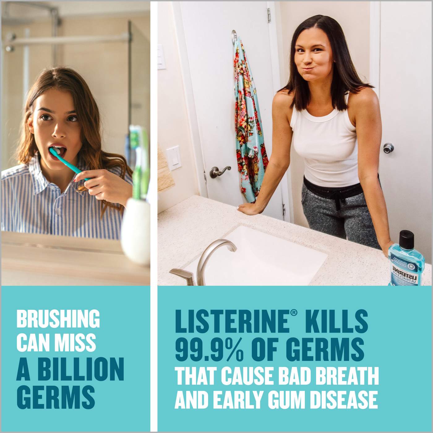 Listerine Ultraclean Antiseptic Mouthwash for Tartar - Mint; image 6 of 6