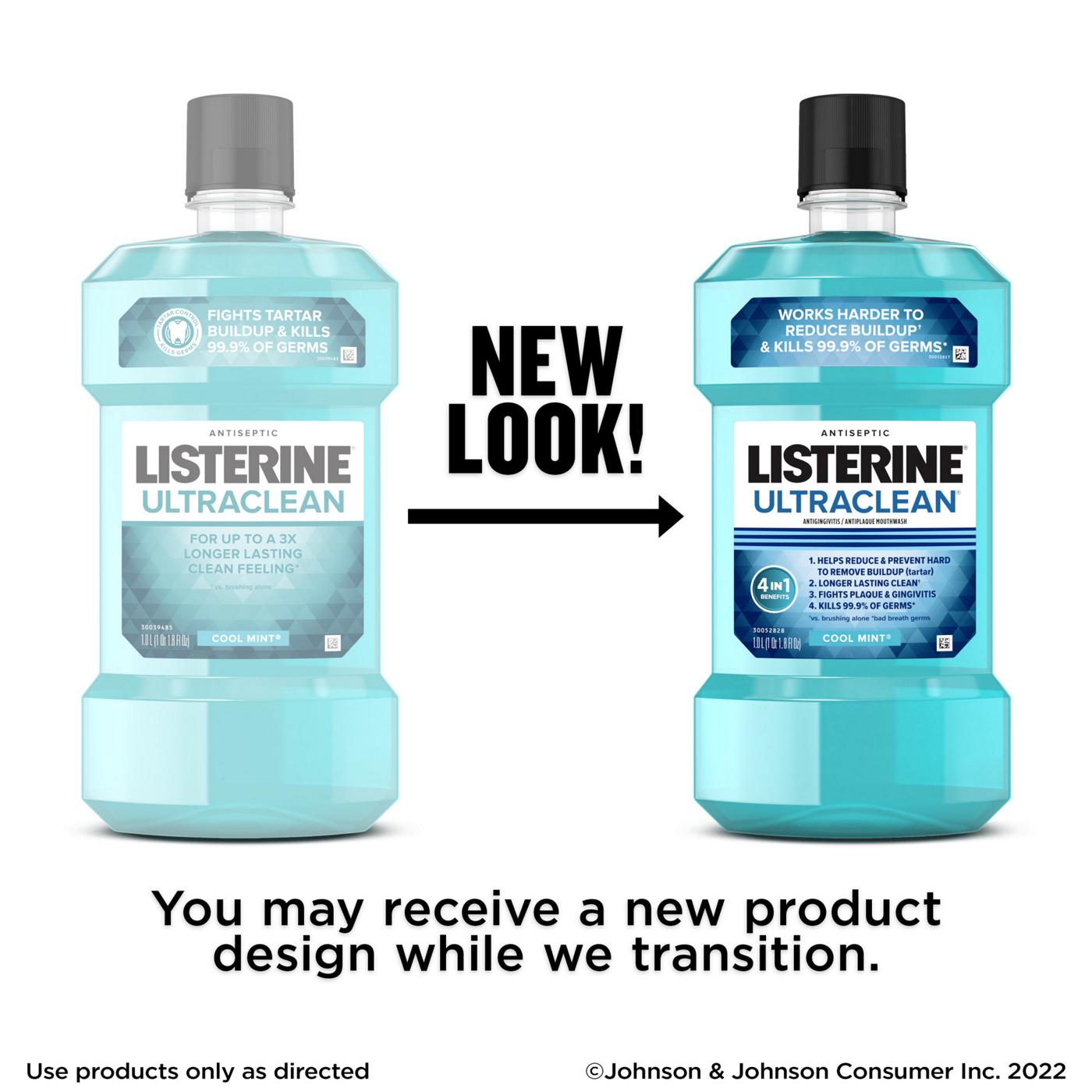 Listerine Ultraclean Antiseptic Mouthwash - Cool Mint; image 7 of 7