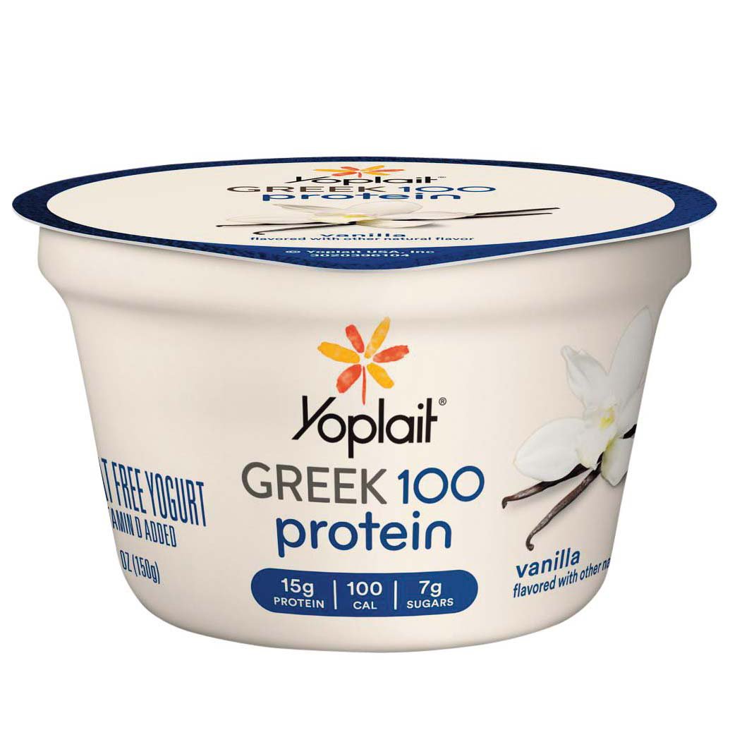 Yoplait Greek 100 Protein Fat Free Vanilla Greek Yogurt Shop Yogurt