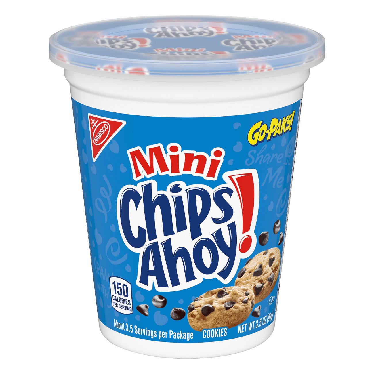 Galletas Mini Chips Ahoy con Chocolate de Nabisco 20 Paquetes