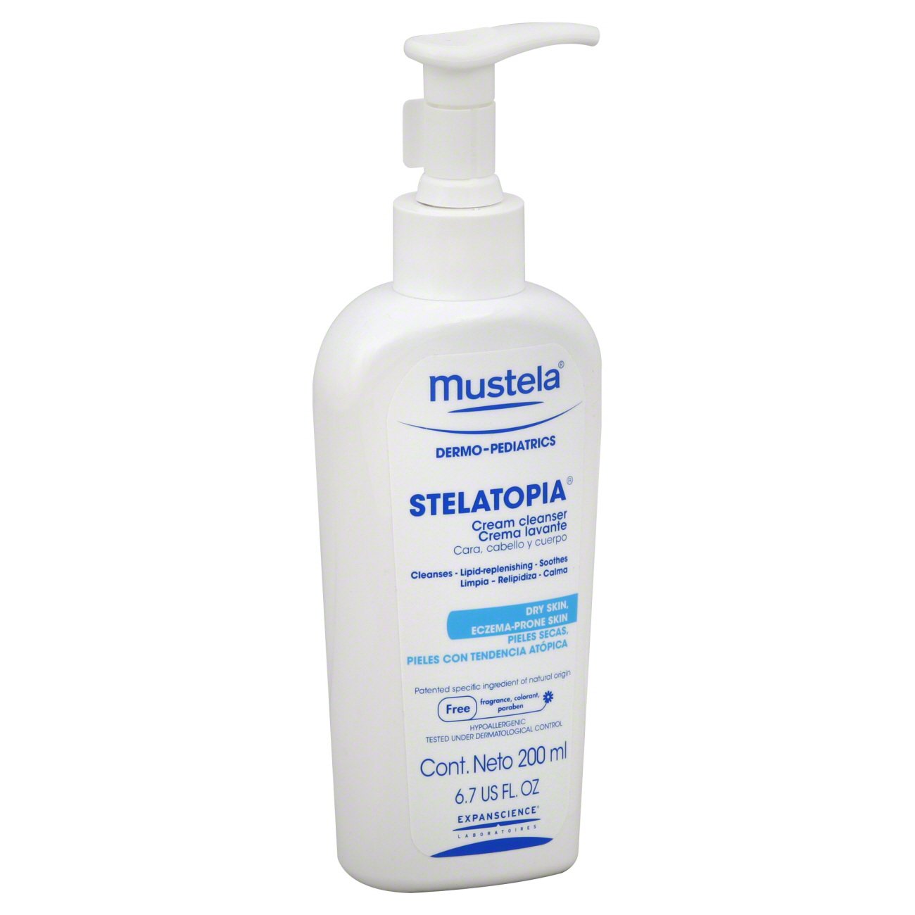 mustela stelatopia creme lavante