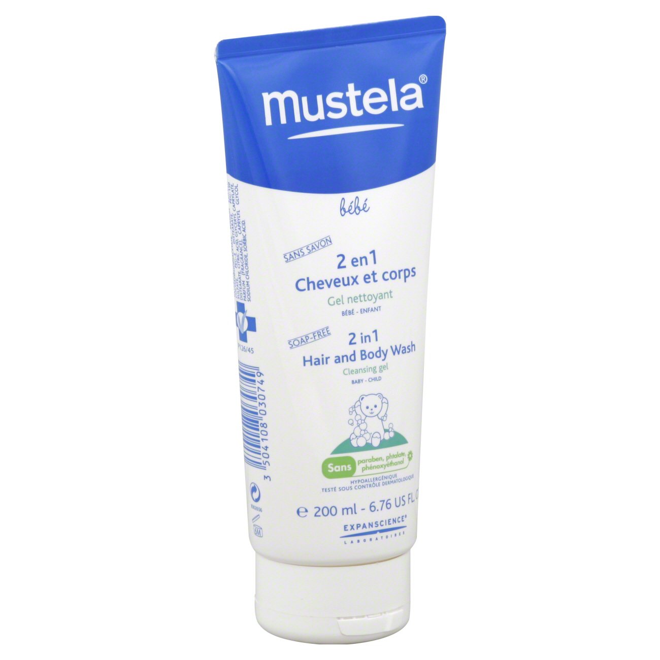 Mustela Bebe in Baby Child Cleaning Gel Hair and Body Wash