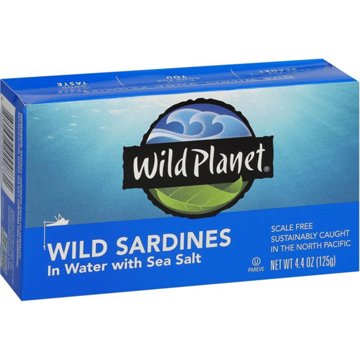 Wild Planet Wild Sardines in Water with Sea Salt, 4.4 oz