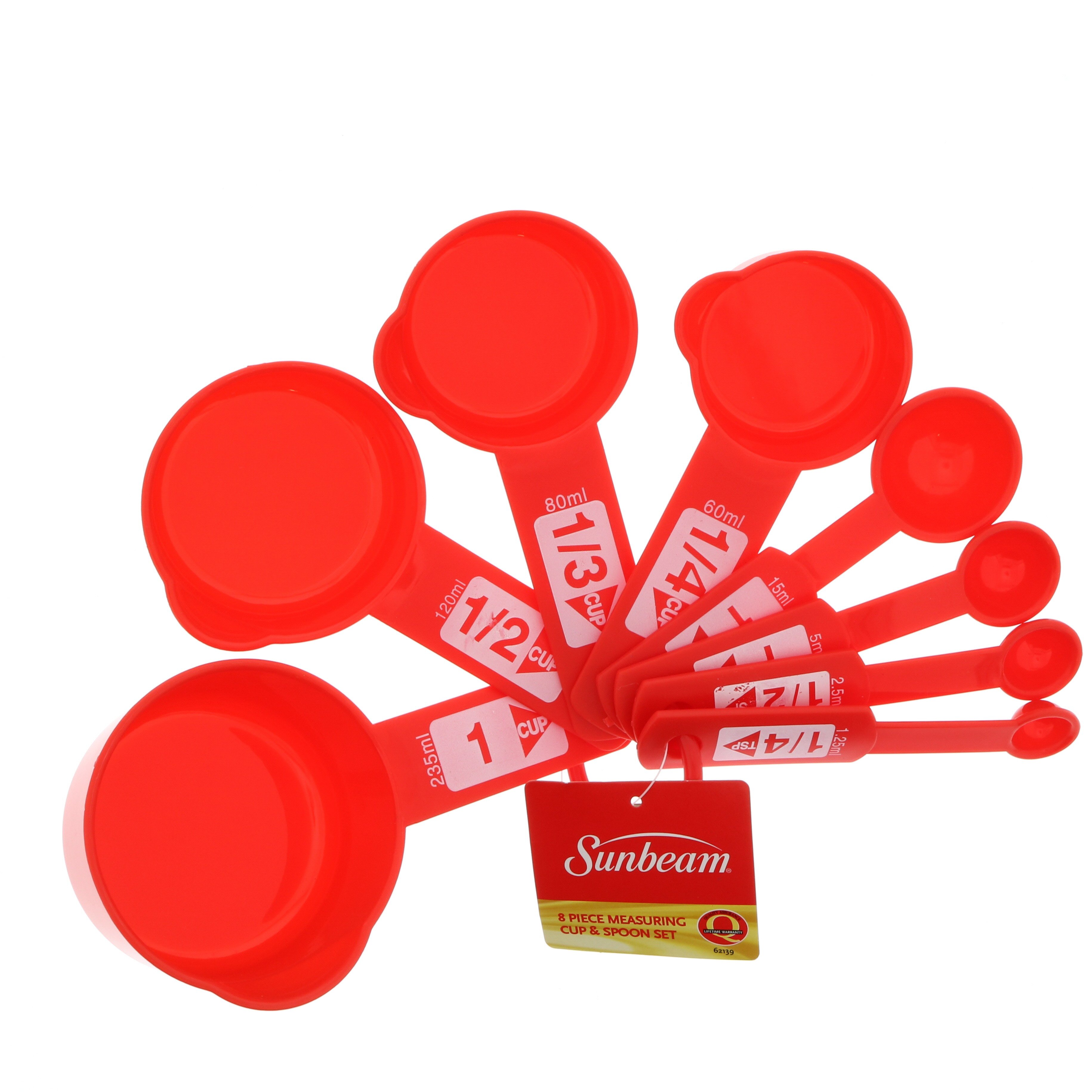 Sunbeam Red Measuring Cups & Spoons Shop Kitchen & Dining at HEB