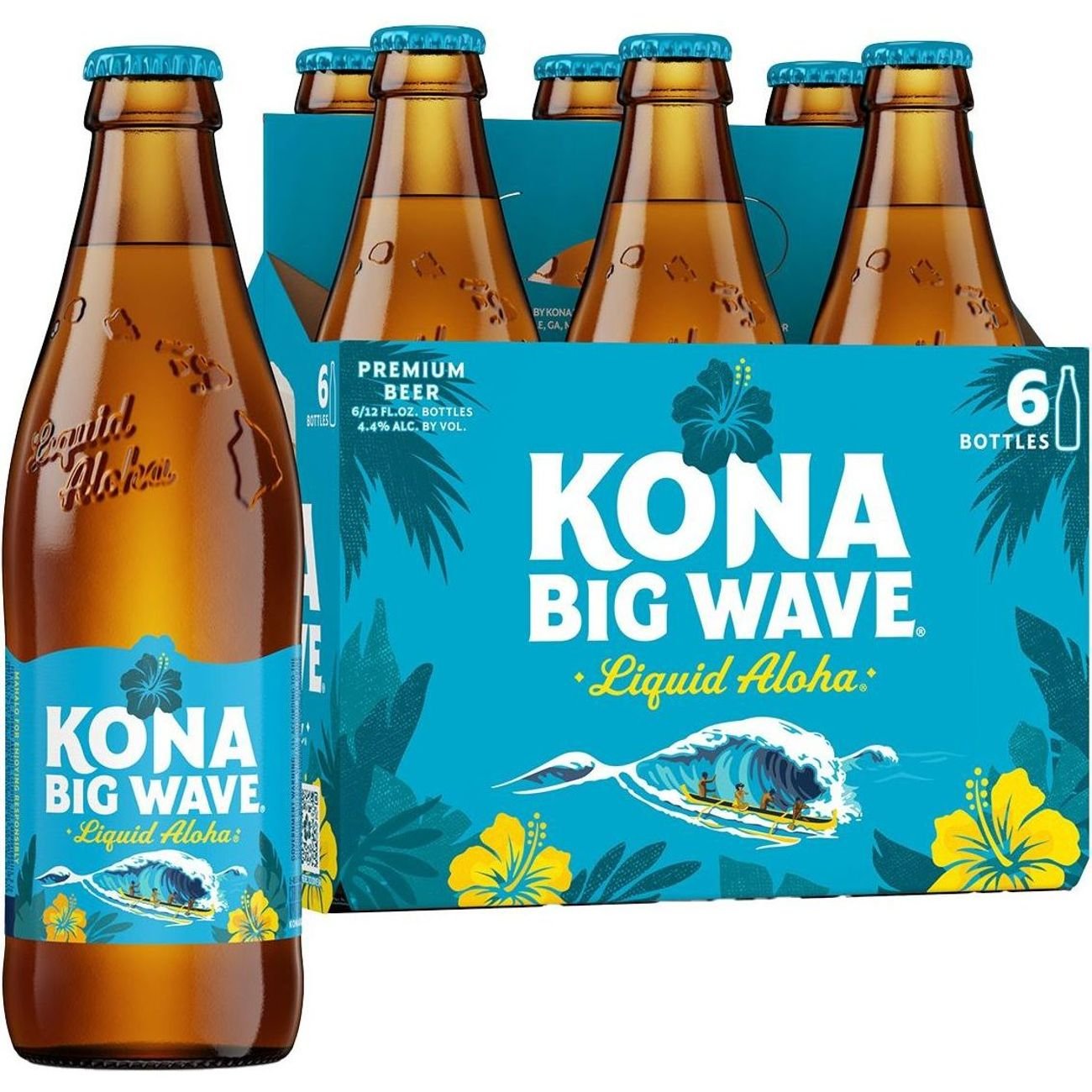 Kona Big Wave Golden Ale Beer 12 oz Bottles - Shop Beer at H-E-B