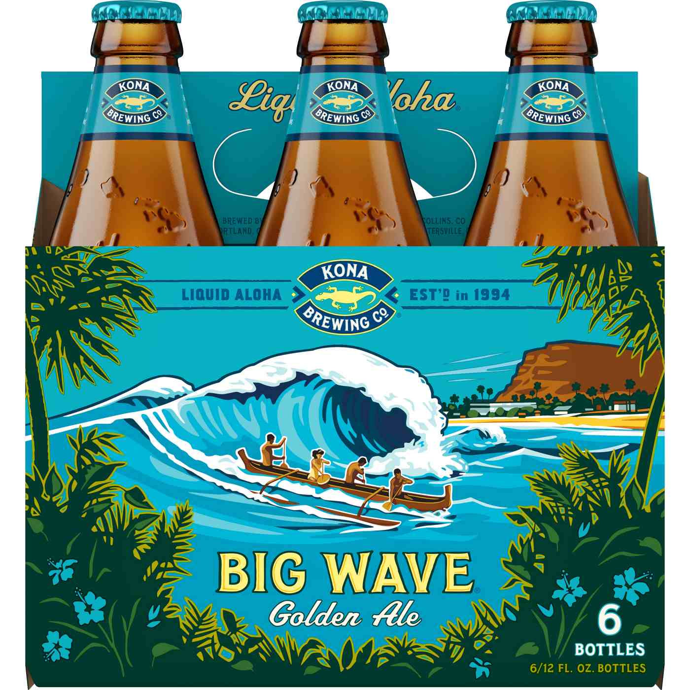 Kona Big Wave Golden Ale  Beer 12 oz  Bottles; image 2 of 2