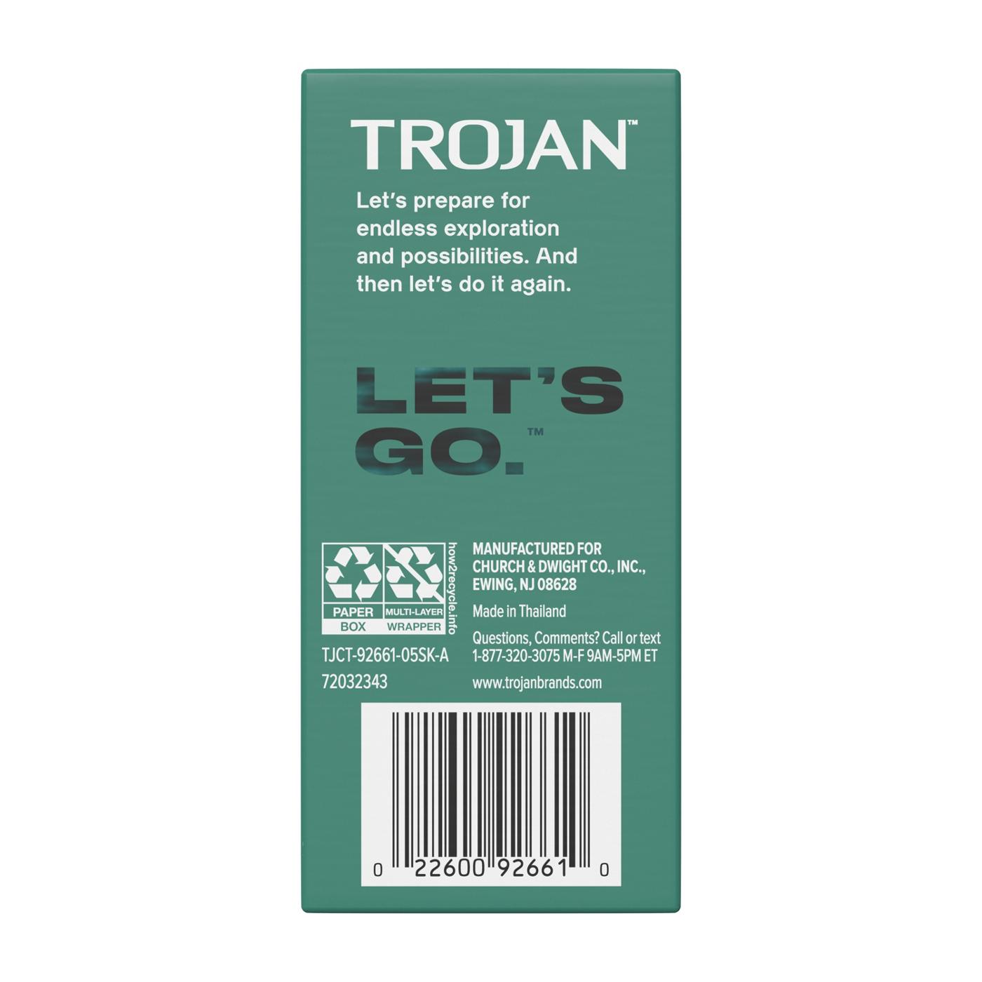 Trojan Ultra Thin Lubricated Condoms; image 8 of 8
