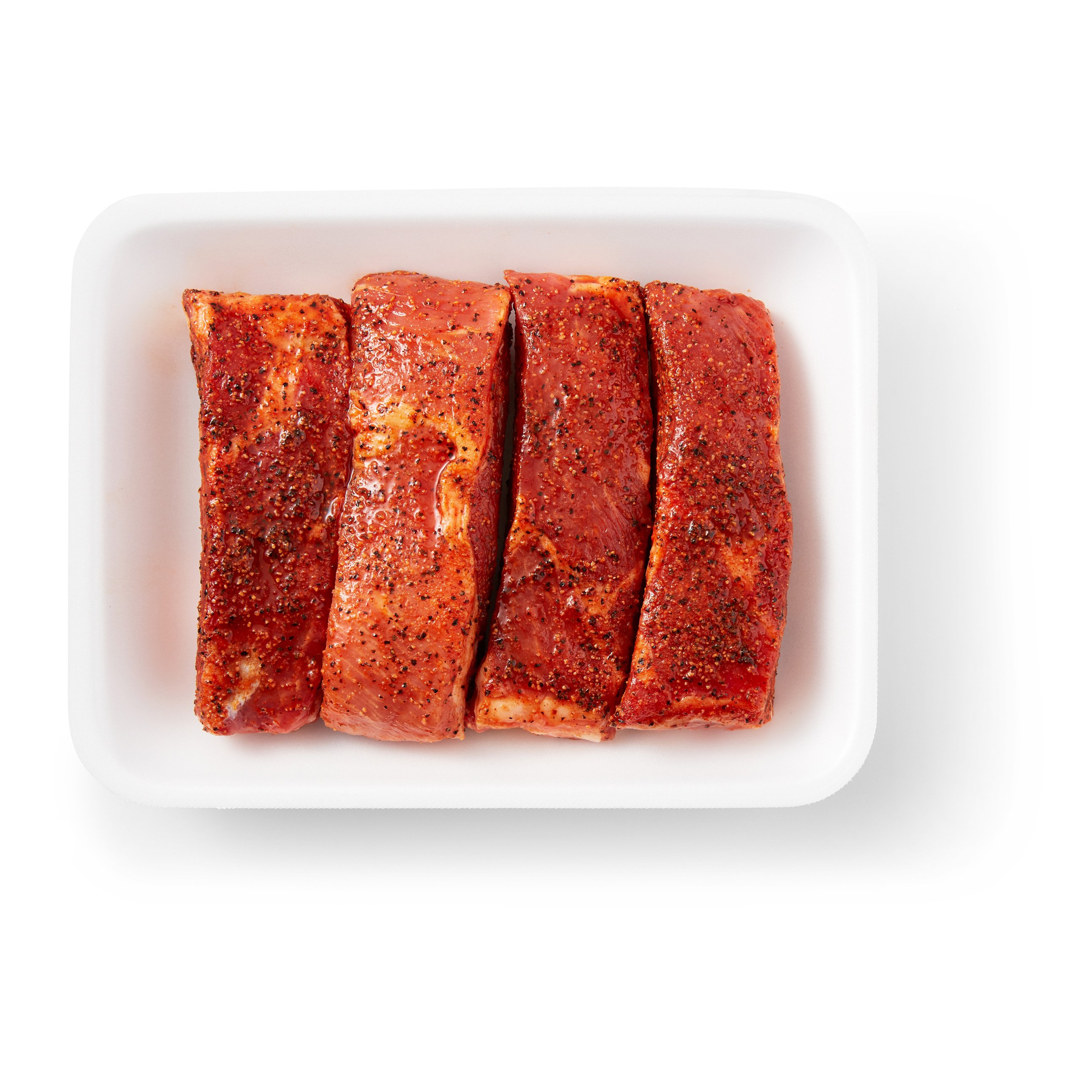HEB Seasoned Pork Finger Ribs True Texas BBQ Sweet TX Heat Shop Pork at HEB