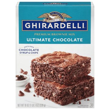 Ghirardelli Ultimate Chocolate Premium Brownie Mix, 19 oz