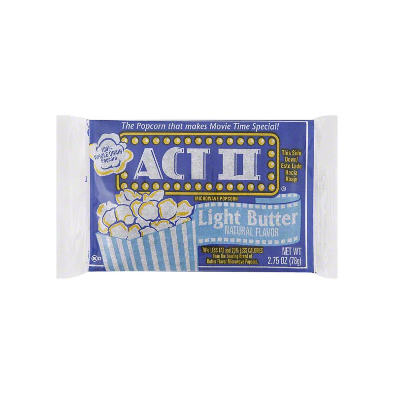 101 Back To School Act ii light butter popcorn calories per bag for Fashion