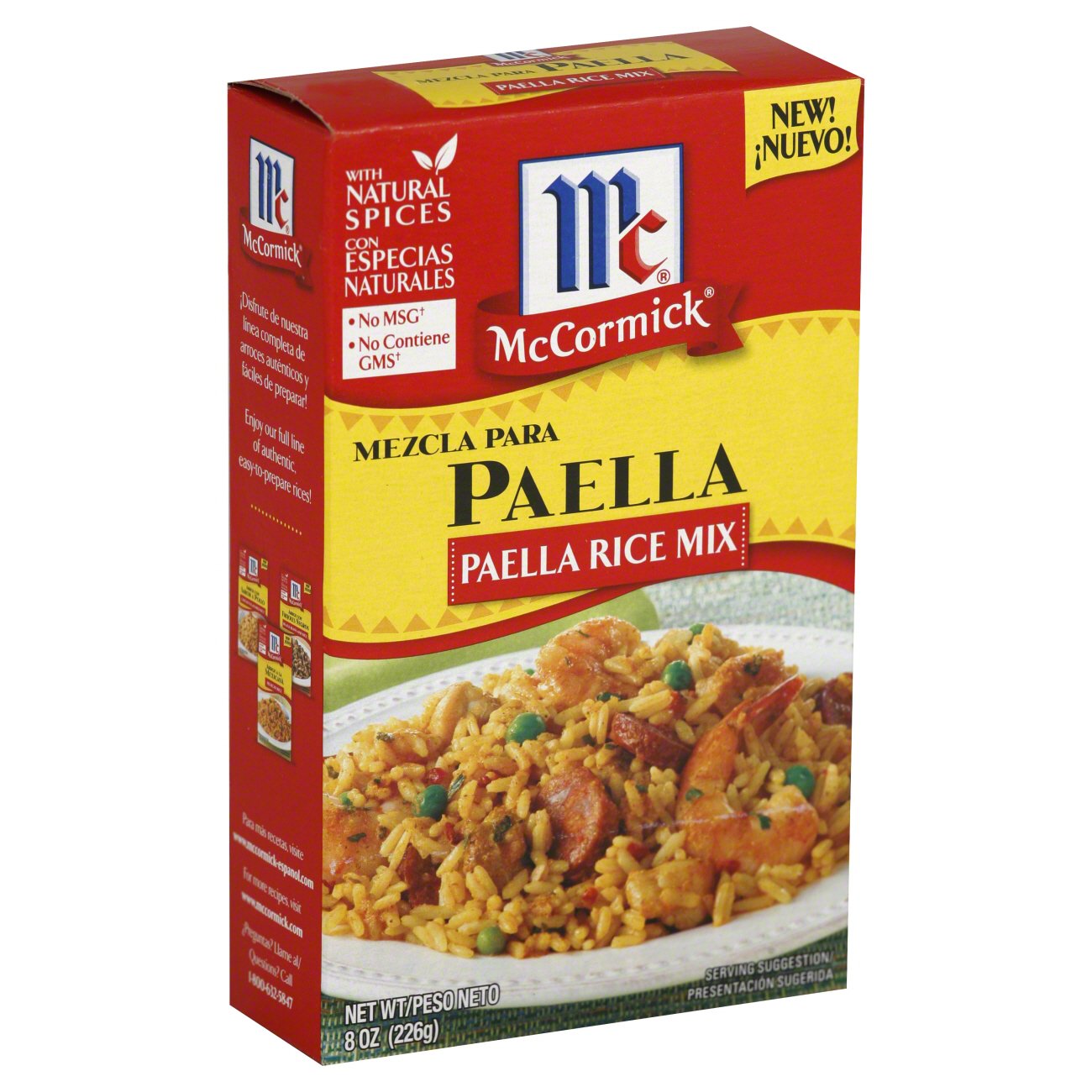 McCormick Paella Rice Mix Shop Rice & Grains at HEB