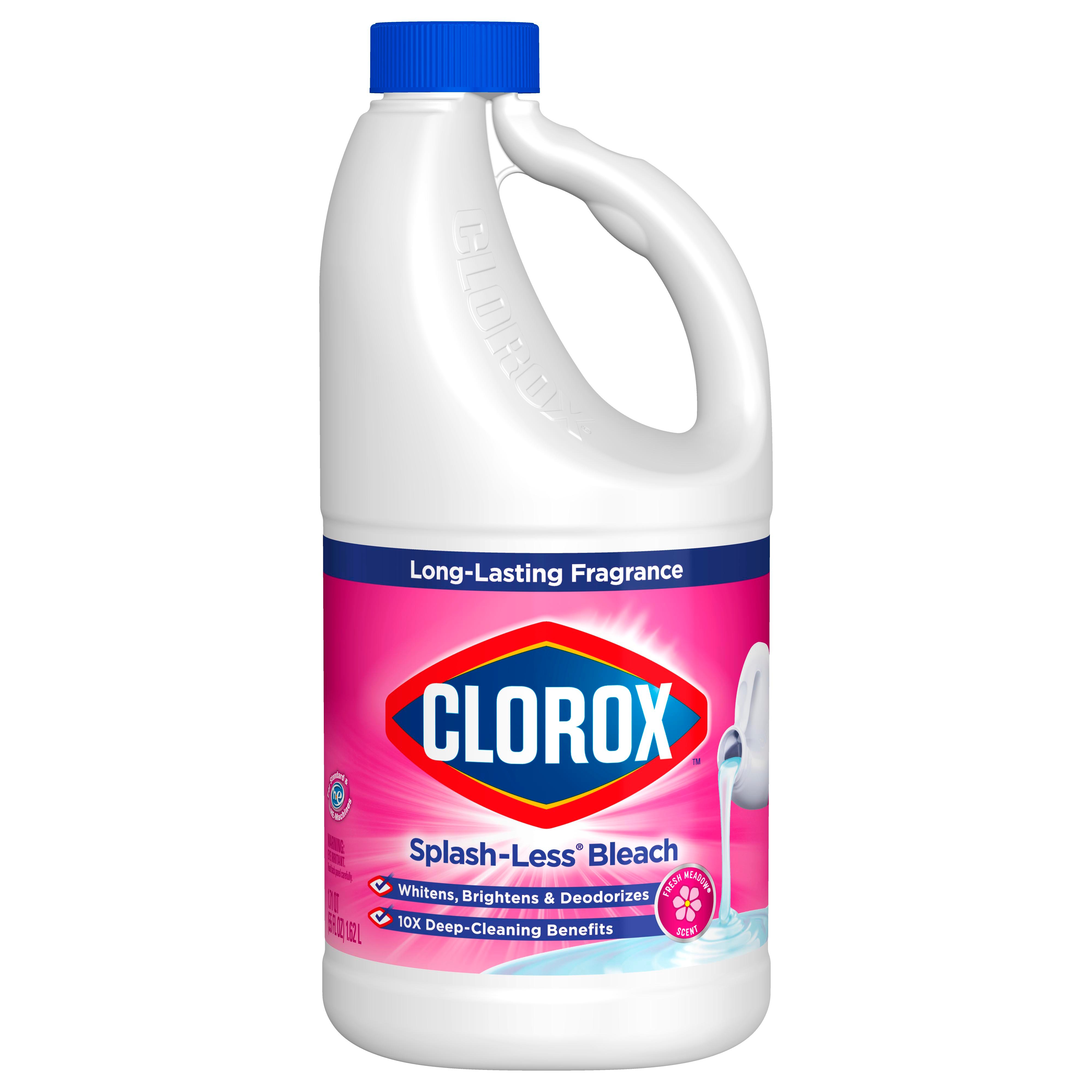 Clorox Concentrated SplashLess Fresh Meadow Bleach Shop Bleach at HEB