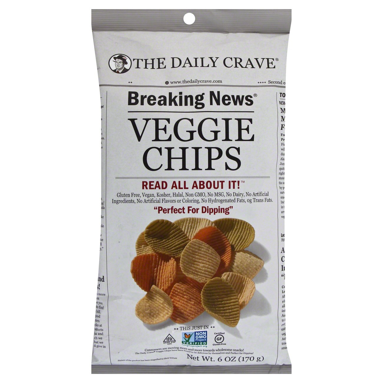 The Daily Crave Veggie Chips Shop Snacks & Candy at HEB