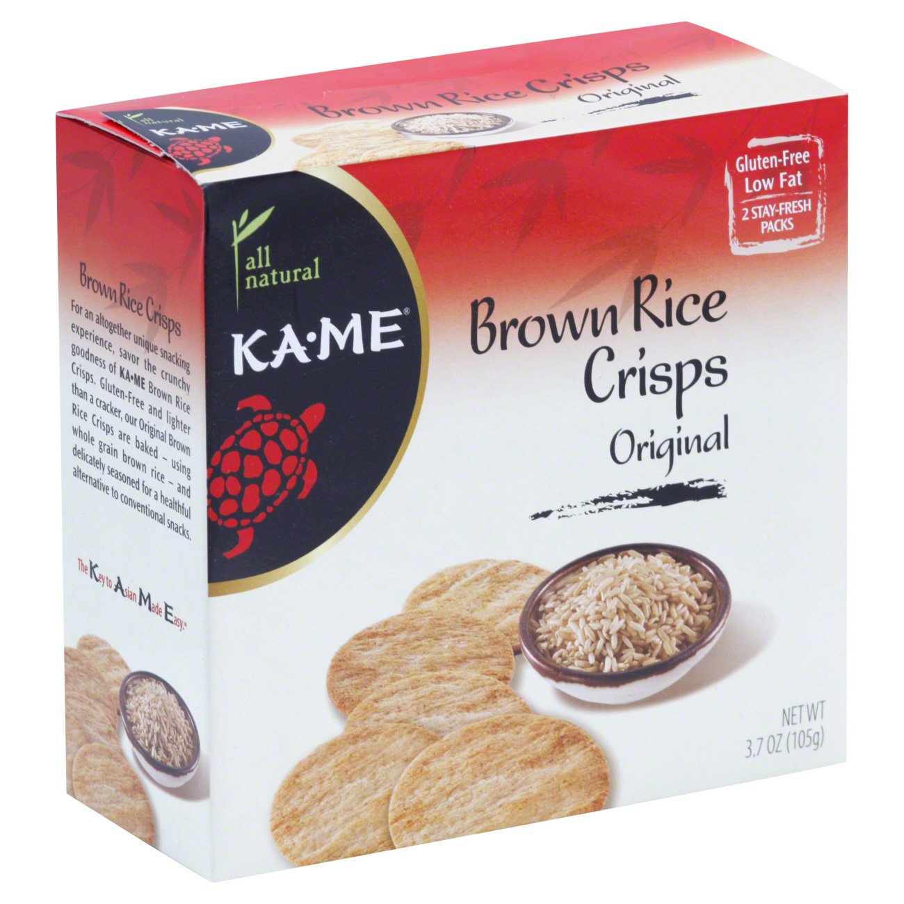 Ka-Me Original Brown Rice Crisps - Shop Crackers & breadsticks at H-E-B