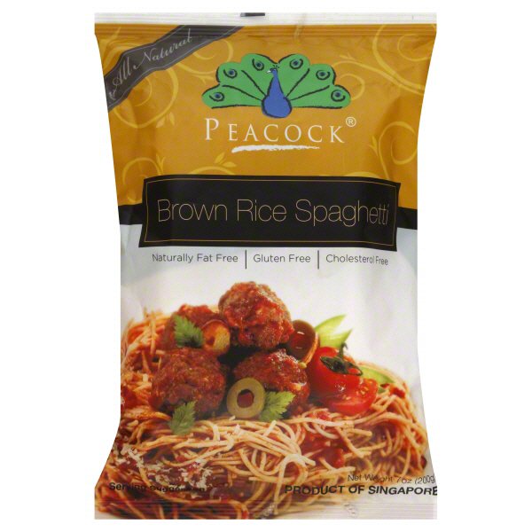 Peacock Spaghetti Rice Pasta Shop Pasta at HEB