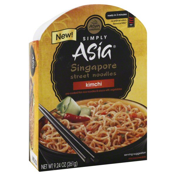 Simply Asia Asian Creations Hot Kimchi Singapore Street Noodles Shop