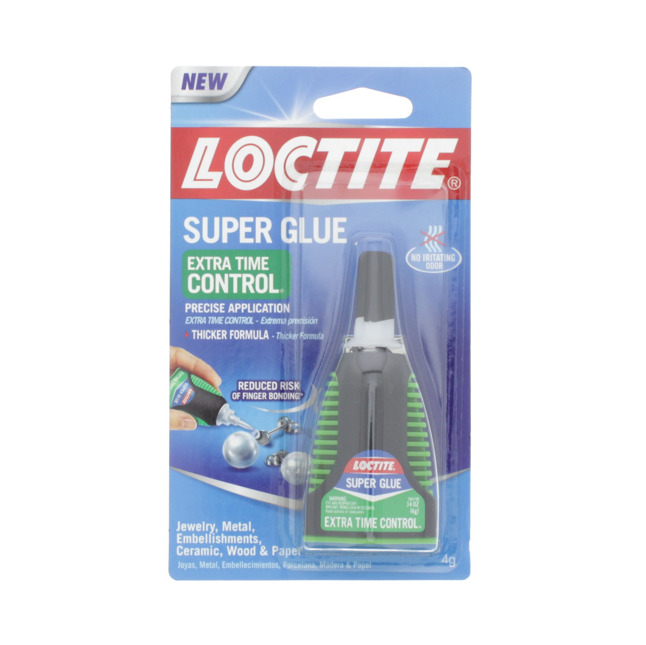 Loctite Super Glue Extra Time Control - Shop Adhesives & tape at H-E-B