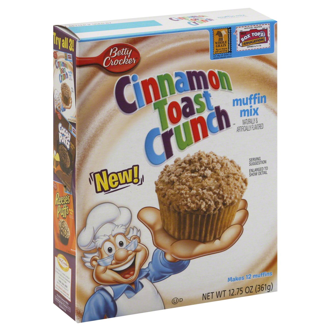 Betty Crocker Cinnamon Toast Crunch Muffin Mix Shop Baking Mixes at HEB