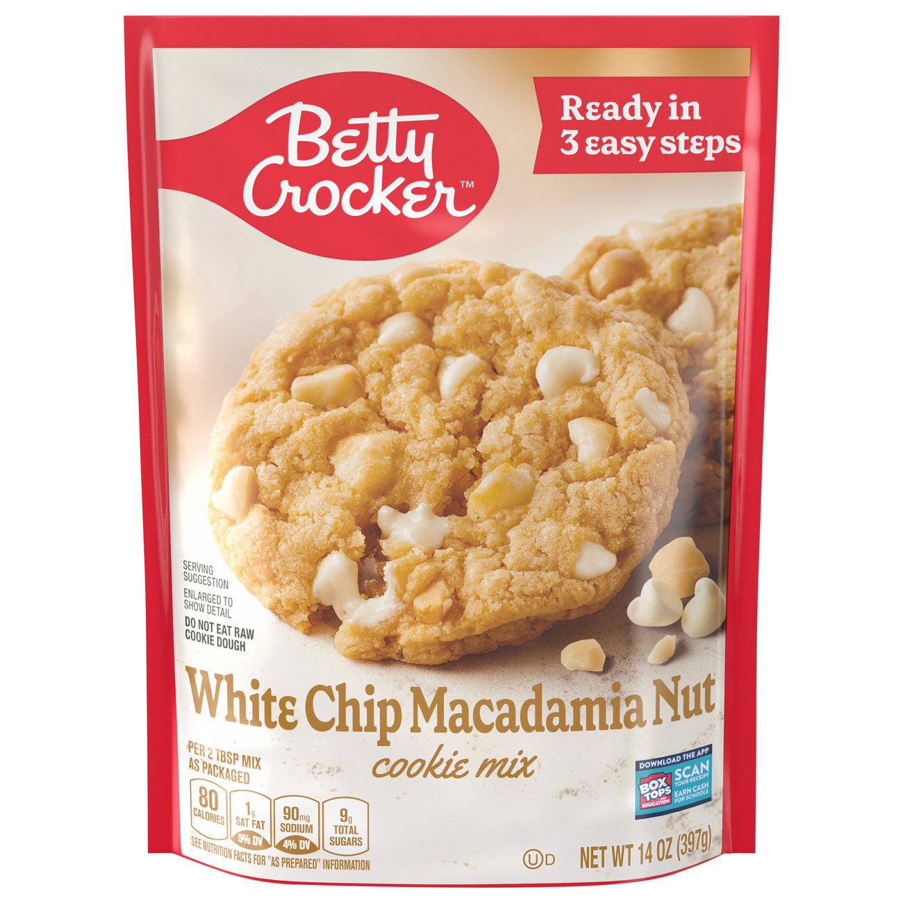 Betty Crocker White Chip Macadamia Nut Cookie Mix