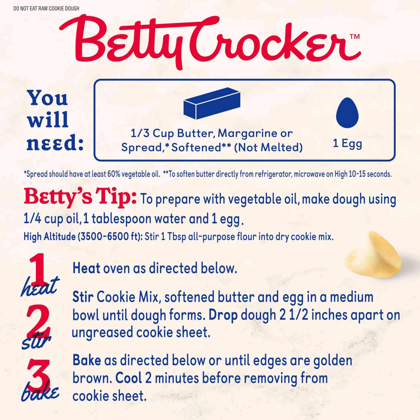 Betty Crocker White Chip Macadamia Nut Cookie Mix; image 3 of 5