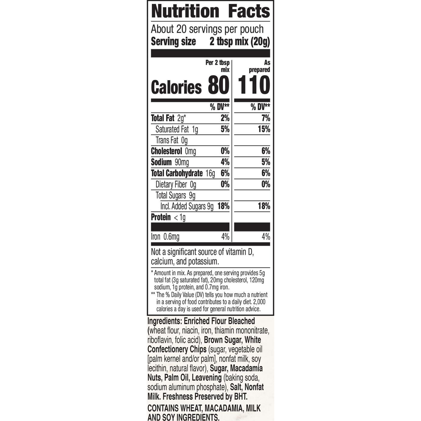 Betty Crocker White Chip Macadamia Nut Cookie Mix; image 5 of 5